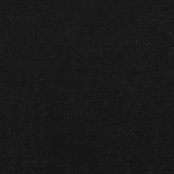 fekete szövet ágykeret matrac nélkül 200 x 200 cm