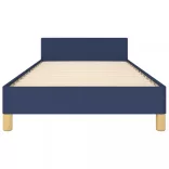 ágykeret matrac nélkül kék 80x200 cm szövet