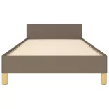 ágykeret matrac nélkül tópszín 90x190 cm anyagból