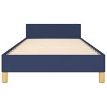 ágykeret matrac nélkül kék 90x190 cm szövet