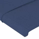 ágykeret matrac nélkül kék 120x200 cm szövet 120x200 cm