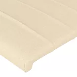 ágykeret matrac nélkül krém 80x200 cm szövet 80x200 cm