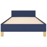 ágykeret matrac nélkül kék 80x200 cm szövet