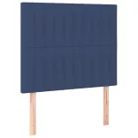 ágykeret matrac nélkül 90x200 cm kék szövet