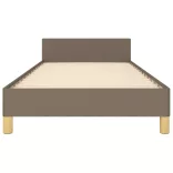 ágykeret matrac nélkül tópszín 90x190 cm anyagból