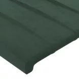 sötétzöld bársony ágykeret matrac nélkül 90x200 cm