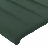 sötétzöld bársony ágykeret matrac nélkül 120 x 200 cm