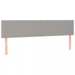 világosszürke szövet rugós ágy matraccal 180 x 200 cm