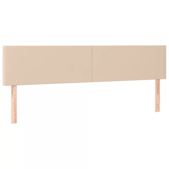 cappuccino színű műbőr rugós ágy matraccal 180 x 200 cm