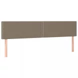 tópszínű szövet rugós ágy matraccal 200 x 200 cm