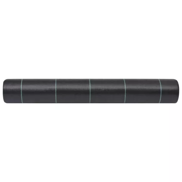 fekete PP talajtakaró szőnyeg 2 x 10 m