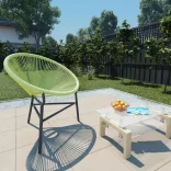 zöld polyrattan kerti Acapulco szék