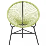 zöld polyrattan kerti Acapulco szék
