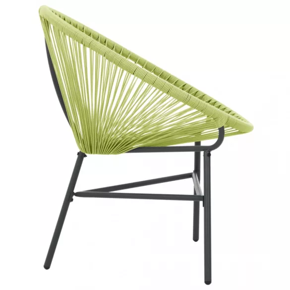 zöld polyrattan kerti Acapulco szék