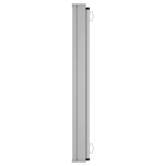 fekete kihúzható oldalsó terasz-napellenző 140 x 600 cm