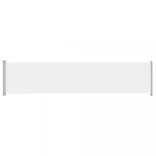 krémszínű kihúzható oldalsó terasz-napellenző 140 x 600 cm