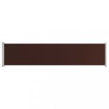 barna kihúzható oldalsó terasz-napellenző 140 x 600 cm