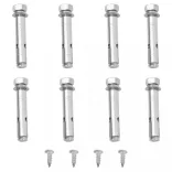 fekete kihúzható oldalsó terasz-napellenző 600 x 160 cm