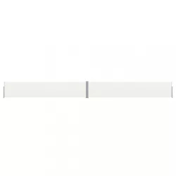   krémszínű kihúzható oldalsó terasz-napellenző 140 x 1200 cm