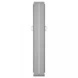 krémszínű kihúzható oldalsó terasz-napellenző 140 x 1200 cm