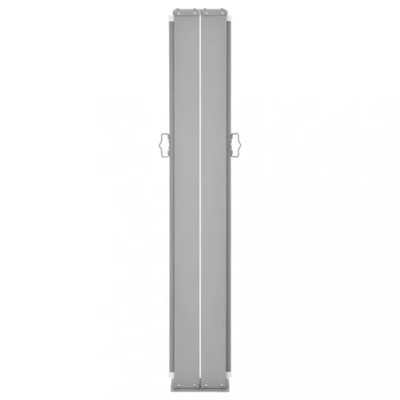 krémszínű kihúzható oldalsó terasz-napellenző 140 x 1200 cm