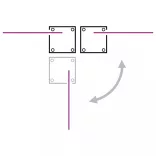 krémszínű kihúzható oldalsó terasz-napellenző 140 x 1200 cm