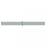 antracitszürke kihúzható oldalsó terasz-napellenző 140 x 1200 cm