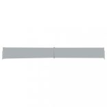 antracitszürke kihúzható oldalsó terasz-napellenző 140 x 1200 cm