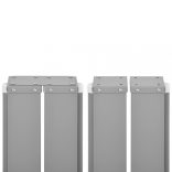 antracitszürke kihúzható oldalsó terasz-napellenző 140 x 1200 cm