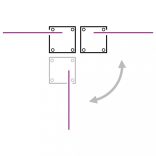 antracitszürke kihúzható oldalsó terasz-napellenző 140 x 1200 cm