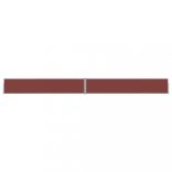 barna kihúzható oldalsó terasz-napellenző 140 x 1200 cm