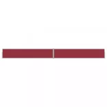 piros kihúzható oldalsó terasz-napellenző 140 x 1200 cm