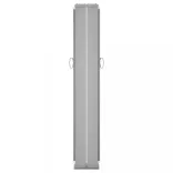 krémszínű kihúzható oldalsó terasz-napellenző 170 x 1200 cm