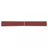 barna kihúzható oldalsó terasz-napellenző 170 x 1200 cm