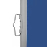 kék kihúzható oldalsó terasz-napellenző 170 x 1200 cm