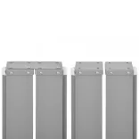 piros kihúzható oldalsó terasz-napellenző 170 x 1200 cm