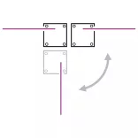 piros kihúzható oldalsó terasz-napellenző 170 x 1200 cm