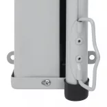 fekete behúzható oldalsó terasznapellenző 180 x 300 cm