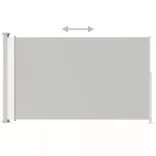 krémszínű behúzható oldalsó terasznapellenző 180 x 300 cm