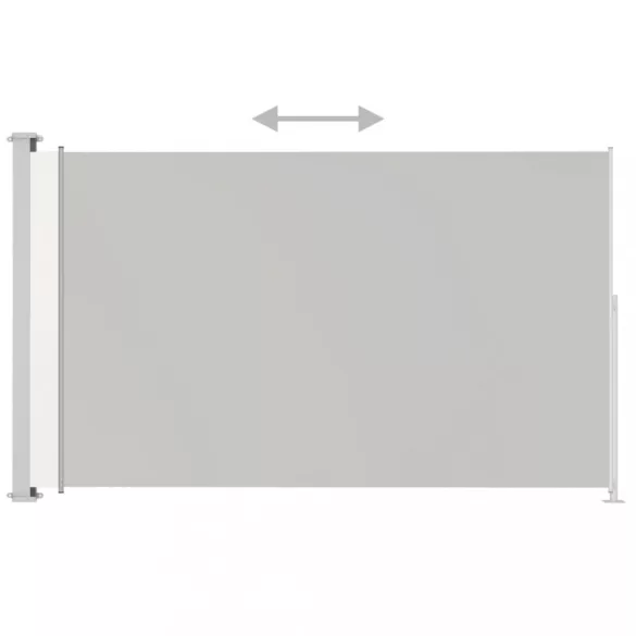 krémszínű behúzható oldalsó terasznapellenző 180 x 300 cm