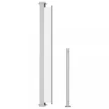 krémszínű behúzható oldalsó terasznapellenző 180 x 300 cm