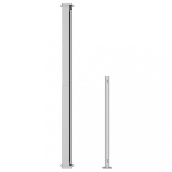 szürke behúzható oldalsó terasznapellenző 180 x 300 cm