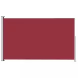 piros behúzható oldalsó terasznapellenző 180 x 300 cm