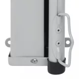 piros behúzható oldalsó terasznapellenző 180 x 300 cm