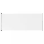 krémszínű behúzható oldalsó terasznapellenző 180 x 500 cm