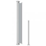 szürke behúzható oldalsó terasznapellenző 180 x 500 cm