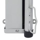 szürke behúzható oldalsó terasznapellenző 180 x 500 cm