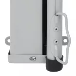 fekete behúzható oldalsó terasznapellenző 200 x 500 cm