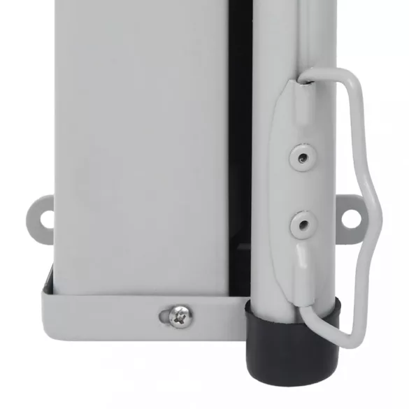 fekete behúzható oldalsó terasznapellenző 200 x 500 cm