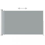szürke behúzható oldalsó terasznapellenző 220 x 300 cm